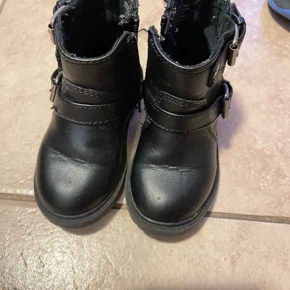 Black low boots toddler girl - Picture 3 of 3